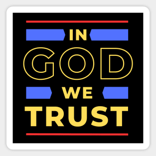 In God We Trust | Christian Magnet